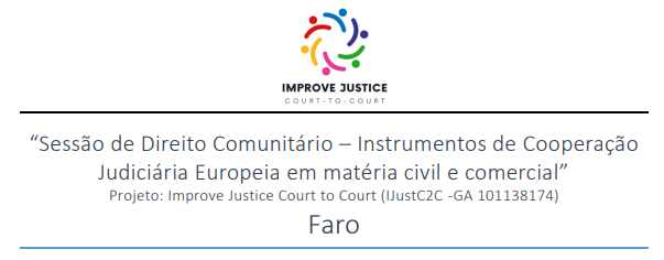 “Sessão de Direito Comunitário – Instrumentos de Cooperação  Judiciária Europeia em matéria civil e comercial”