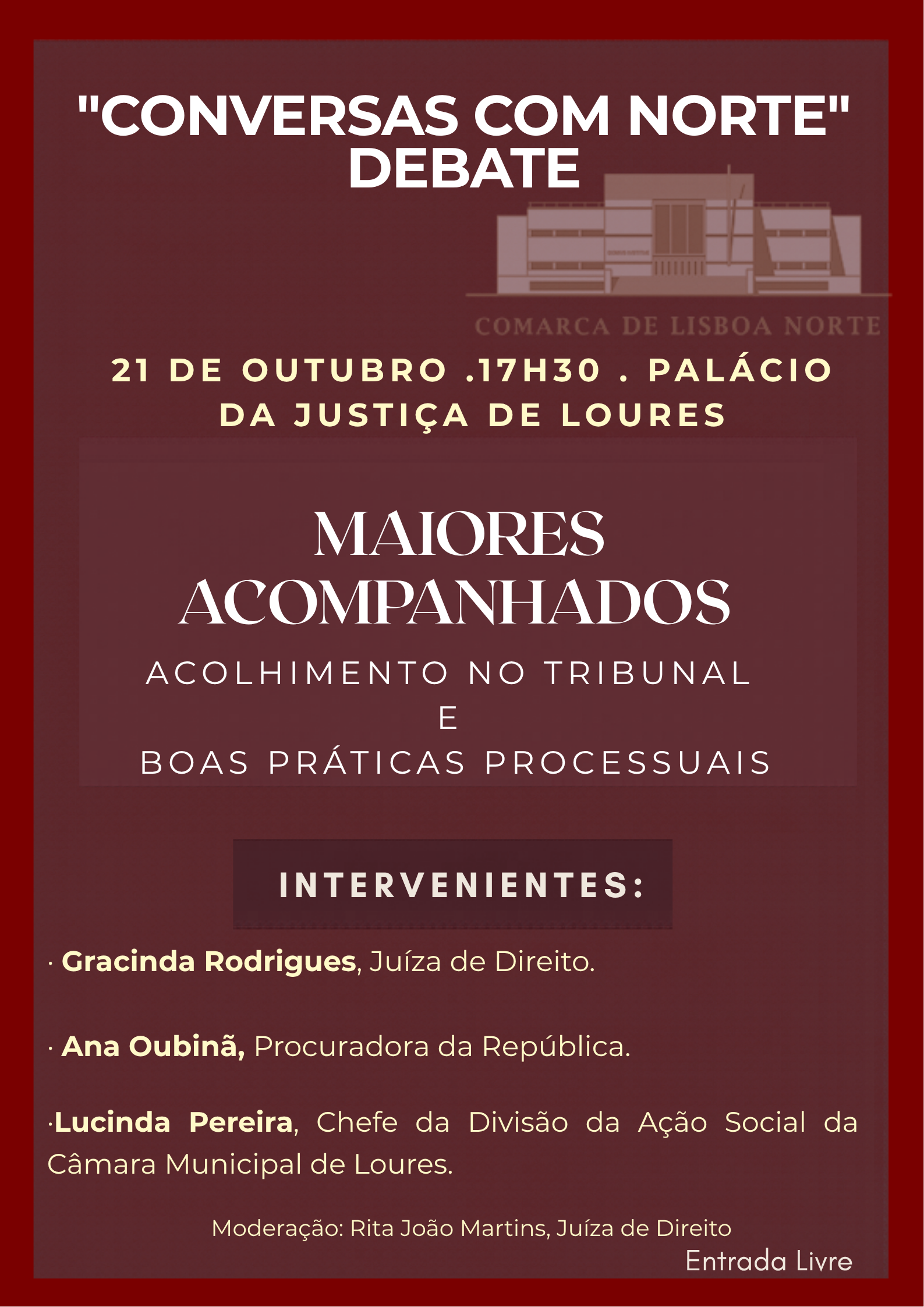 “Conversas com Norte” promove debate sobre o acolhimento de Maiores Acompanhados nos Tribunais