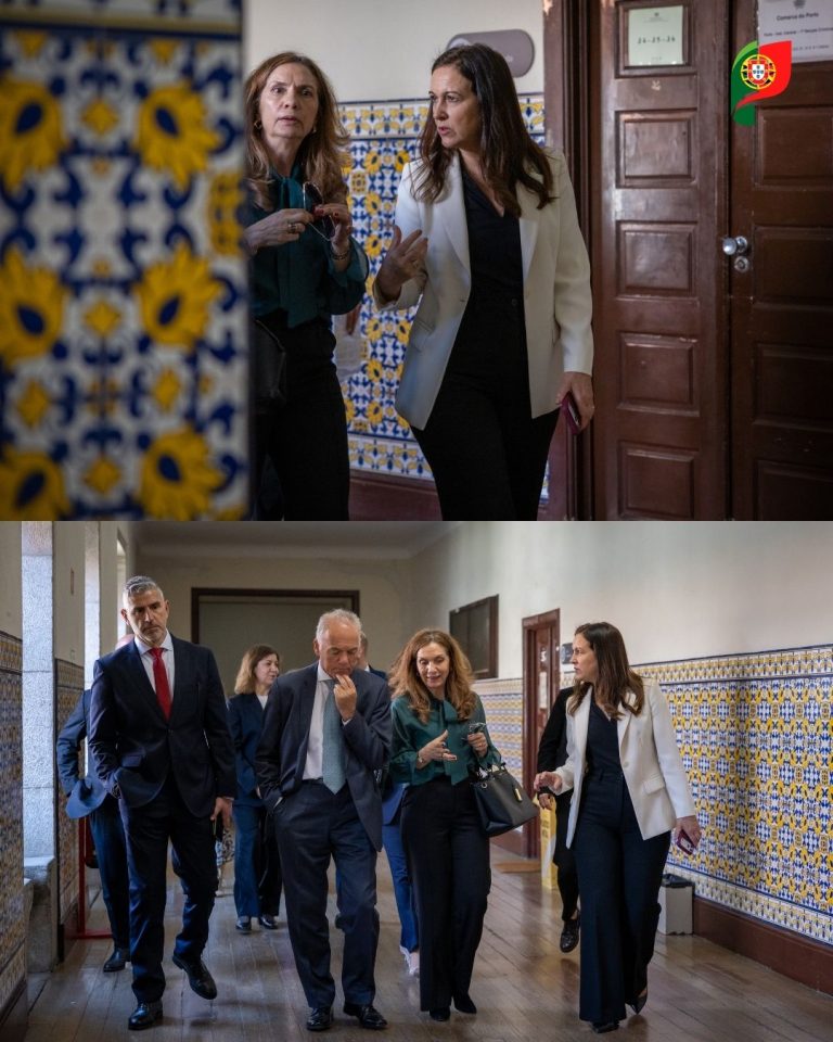 Deslocação da Ministra da Justiça aos edifícios de Camões e de São João Novo, no Porto