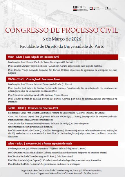Congresso de Processo Civil – FDUP