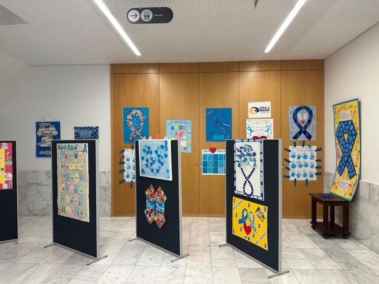 Inauguração da Exposição – Abril – Mês da prevenção dos maus-tratos na infância